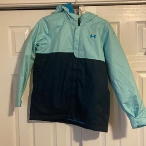 NWT Teal and Navy Under Armour  Winter Coat